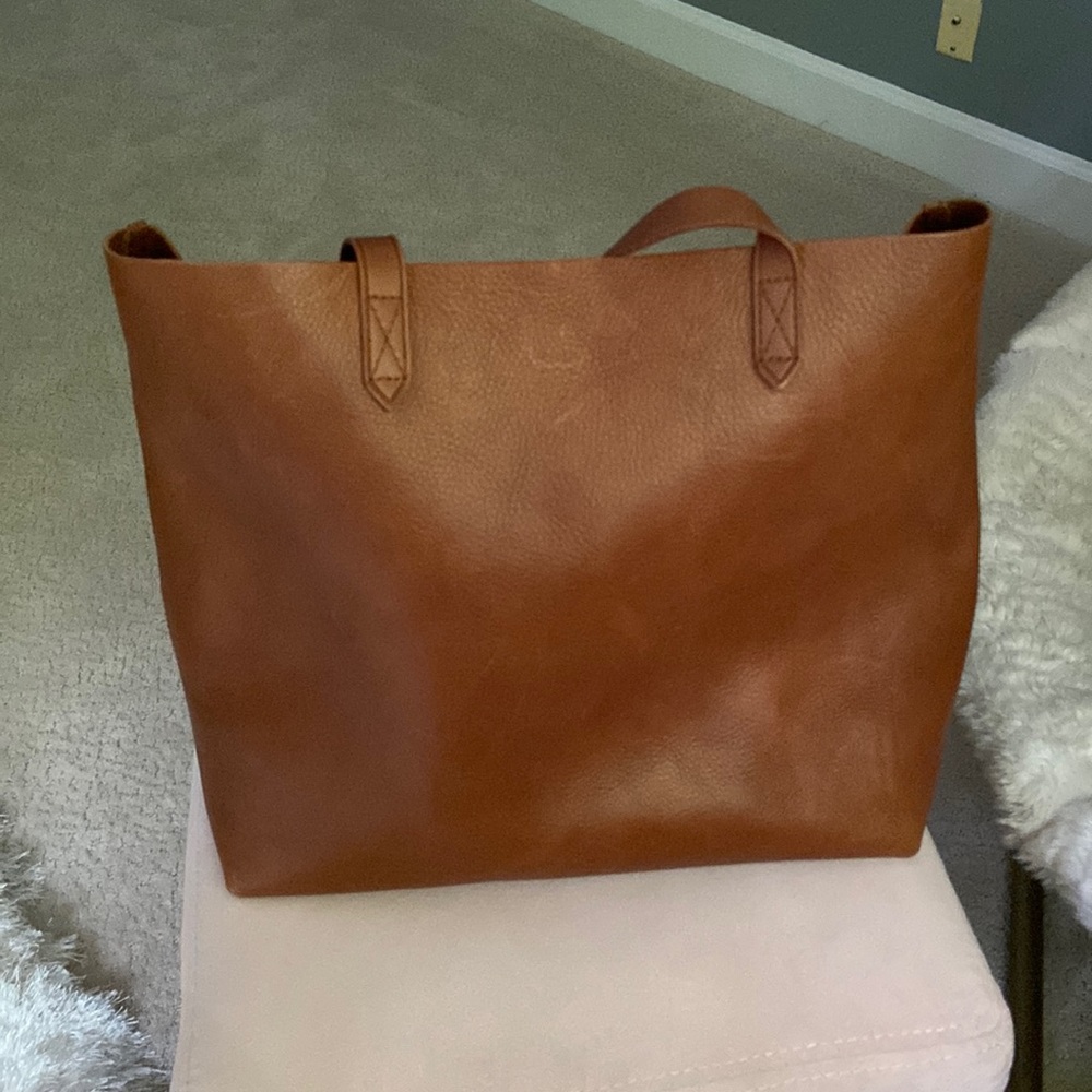 Madewell Brown Leather Tote